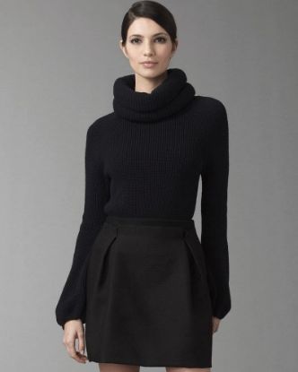Picture of Black Hi-neck
